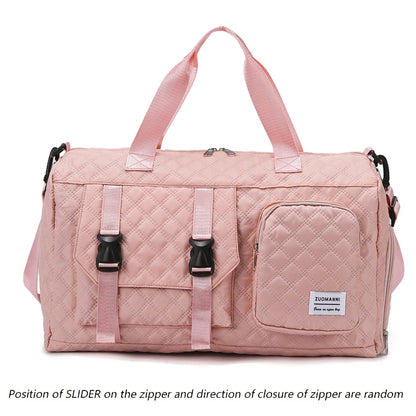 Nylon Travel Duffle Bag – Sports Gym & Overnight Shoulder Bag