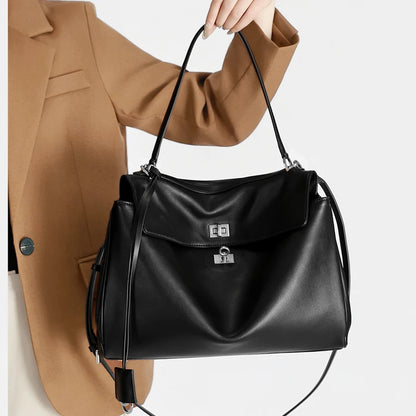 Women's Genuine Leather Large Capacity Tote Bag