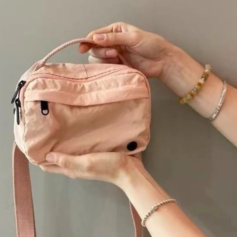 Nylon Crossbody Mini Bag – Lightweight Waterproof Shoulder Bag