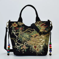 black with strap
