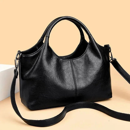PU Leather Tote Bag for Women – Large Capacity Shoulder & Crossbody Handbag