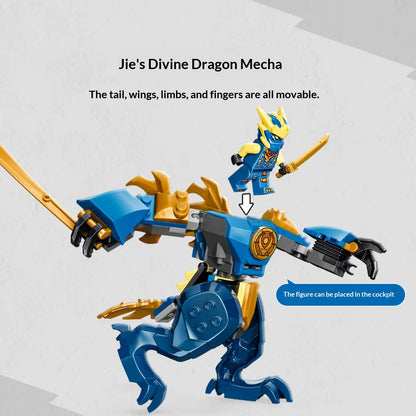 LEGO Ninjago Jay's Dragon Mech Fight 71853 – 107 Pieces
