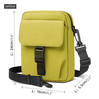 Waterproof Crossbody Bag for Men – Lightweight Shoulder Messenger Bag with Phone Pouch