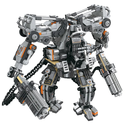 Sci-Fi Robot Mecha MOC Building Set – Action Bricks Toy