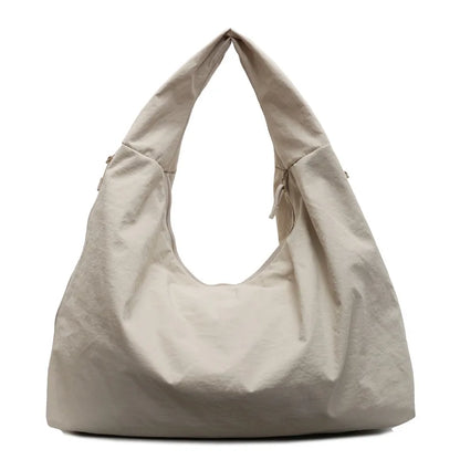 Large Nylon Tote Bag for Women – Casual Shoulder Hobo Bag