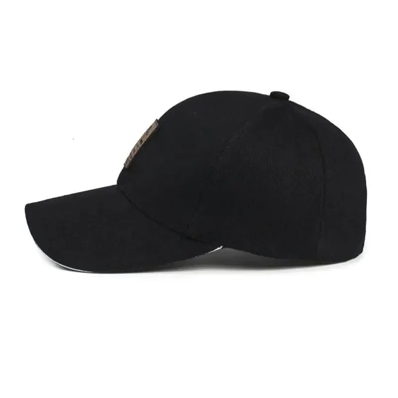 Structured Cotton Snapback Baseball Cap – Unisex Summer Sunhat