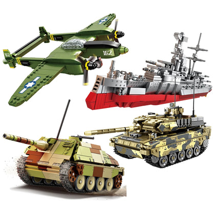 WWII Tank Destroyer Building Blocks Set – Military Brick Model