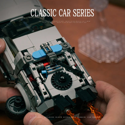 Back to the Future DeLorean Building Blocks – MOC 3-in-1 Car Model