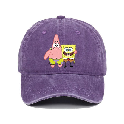 SpongeBob & Patrick Baseball Cap – Adjustable Cartoon Hat