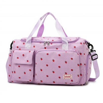 Corduroy Duffle Bag for Women – Large Travel & Gym Tote