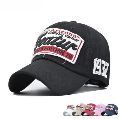 Letter Embroidery Baseball Cap – Hip Hop Streetwear Vintage Hat