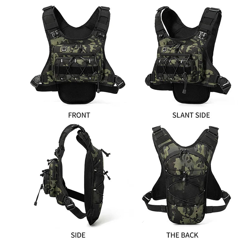 Running Chest Pack Hydration Vest – Tactical Sports Bag for Men & Women