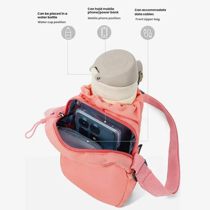 Nylon Crossbody Shoulder Bag Unisex Casual Sports Mini Bag