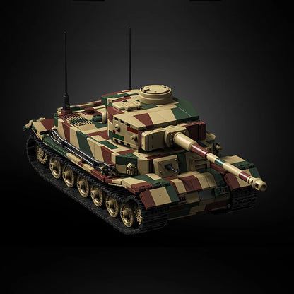 King Tiger Heavy Tank Building Blocks Set – WWII Military Model