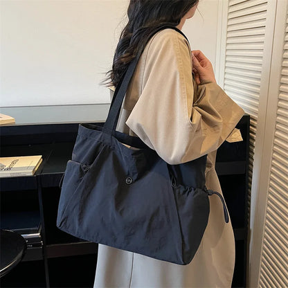 Oxford Tote Bag – Lightweight Multi-Pocket Shoulder Bag