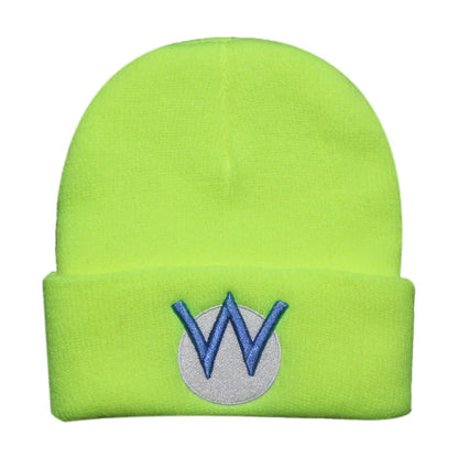 Super Mario Wario Embroidered Knit Beanie – Cosplay Kawaii Hat