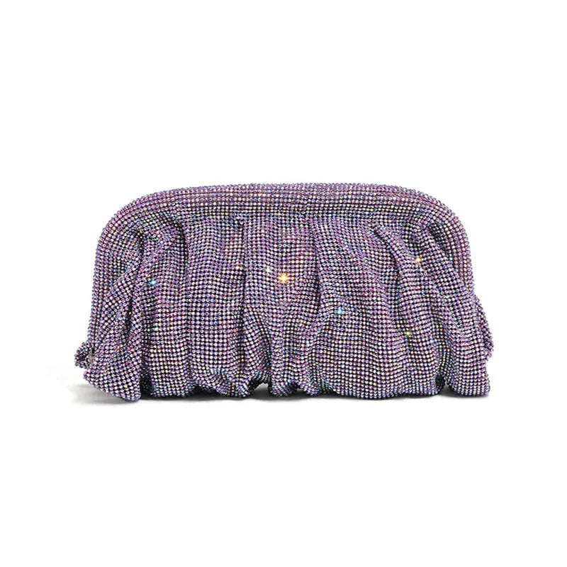 Crystal Evening Clutch Bag – Women's Diamond Party Purse