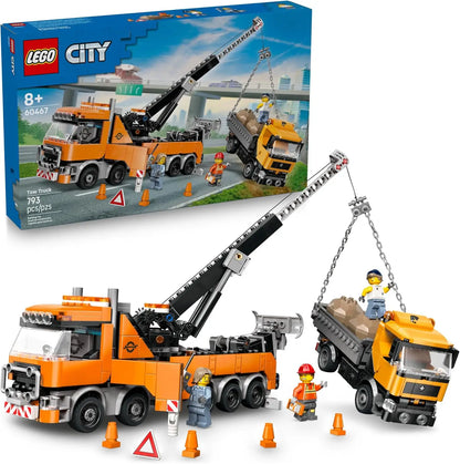 LEGO City 60467 Heavy-Duty Tow Truck Building Set – 793 Pieces