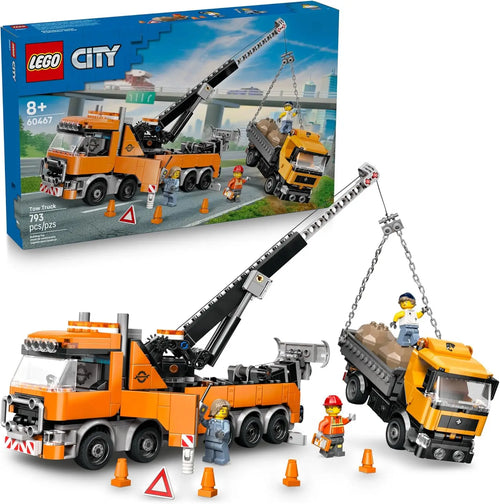 LEGO City 60467 Heavy-Duty Tow Truck Building Set – 793 Pieces