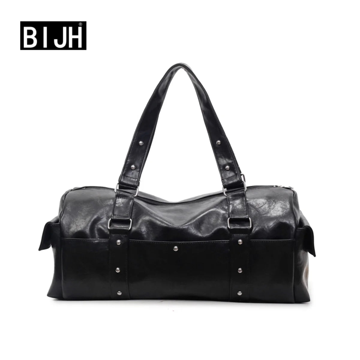 Leather Gym Bag – Men's Large Travel Duffel Bag for Outdoor & Sport