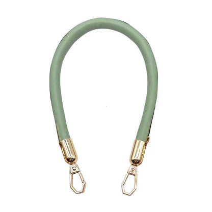 PU Leather Bag Handle Strap with Gold Chain Buckle – 40cm