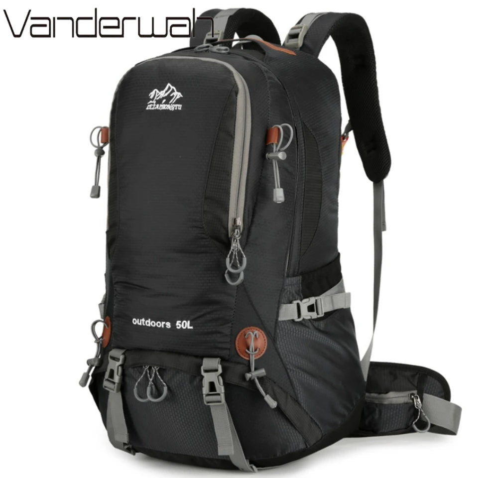 50L Waterproof Hiking Backpack – Large Outdoor Travel Rucksack for Men