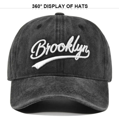 Baseball Cap Embroidery Breathable Retro Unisex Summer Hat