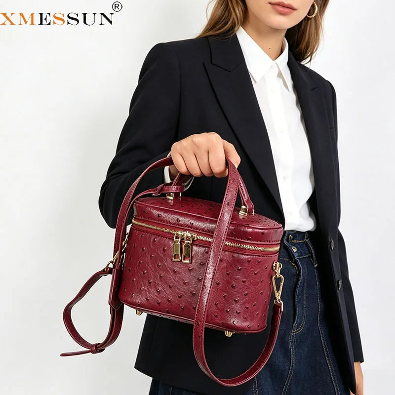 Casual Summer Ostrich Pattern Underarm Women S Crossbody Bag Commute Simple Design Single Shoulder