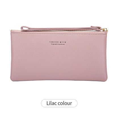 Slim Long Clutch Wallet & Phone Bag for Women – Zipper Wristlet
