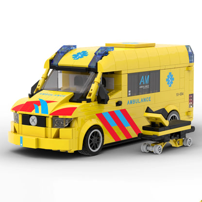 Ambulance Building Blocks Set – City Rescue Bricks Toy for Kids