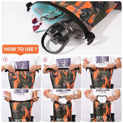 Waterproof Dry Bag – 5L 10L 15L 20L 30L for Kayaking & Outdoor