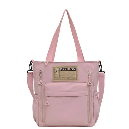 Nylon Shoulder Bag for Women – Multi-Pocket Tote & Crossbody