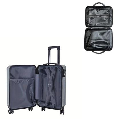 2-Piece Luggage Set – 20-Inch Trolley Suitcase & 14-Inch Mini Case