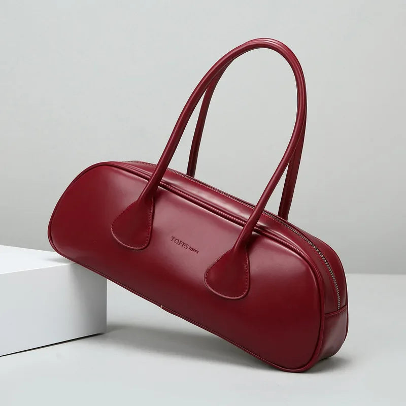 Luxury PU Leather Shoulder Bag for Women – Designer Crossbody Handbag