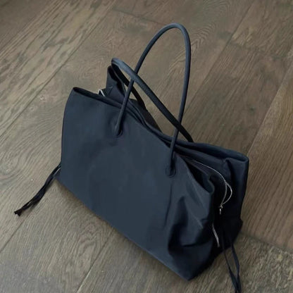 Women's Waterproof Nylon Tote Bag – Large Laptop Commuter Bag