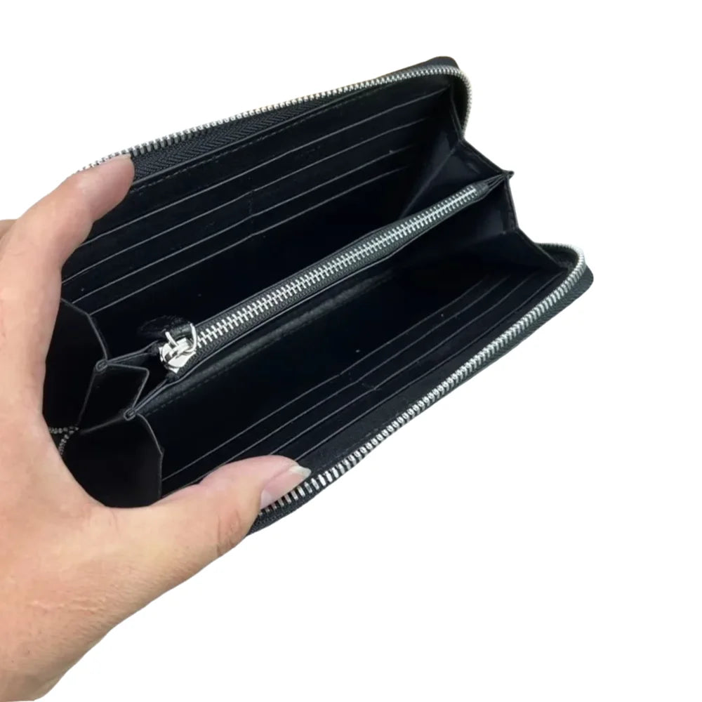 Crocodile Leather Men's Long Wallet – Luxury Zipper Clutch