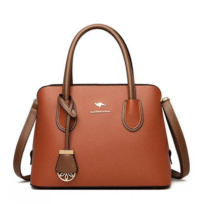 Leather Luxury Tote Bag Women Large Capacity Crossbody