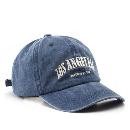 Embroidered Cotton Baseball Cap – Unisex Retro Snapback Hat