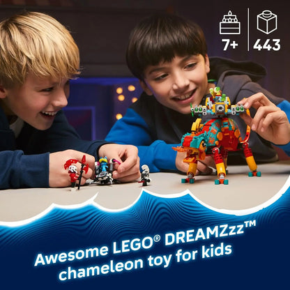 LEGO DREAMZzz 71492 Mateo's Fire Chameleon 2-in-1 Building Set | 443 Pieces