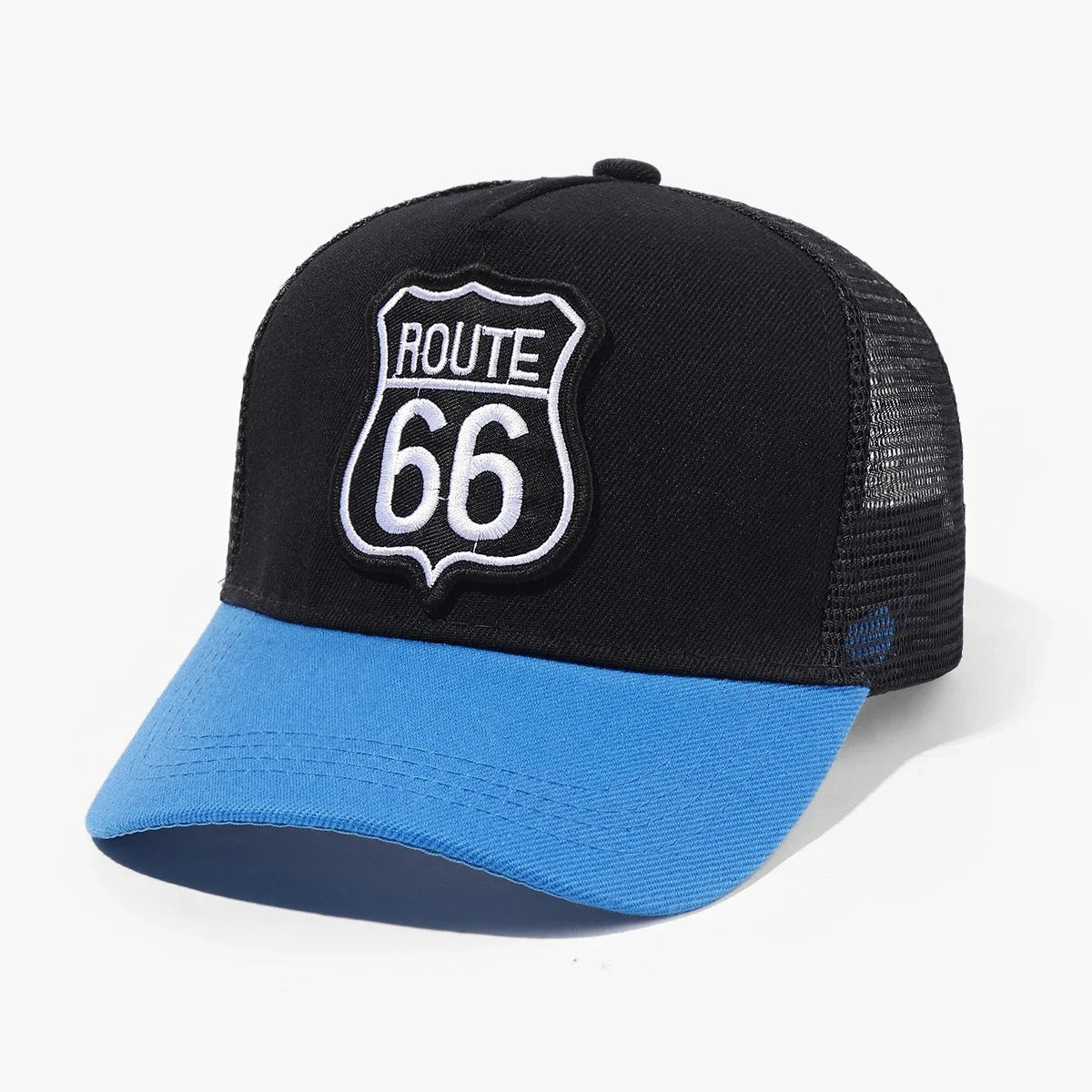Route 66 Mesh Trucker Cap – Breathable Adjustable Baseball Hat