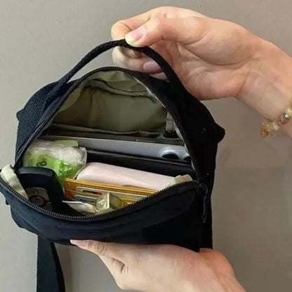 Nylon Crossbody Mini Bag – Lightweight Waterproof Shoulder Bag