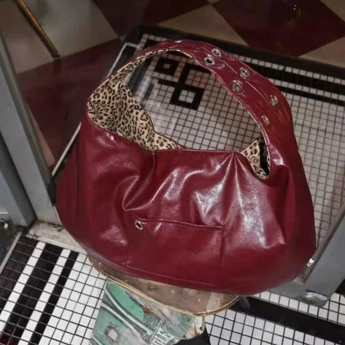 Leopard Print Double-Sided Tote Bag for Women
