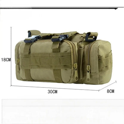 Tactical Waist Pack – MOLLE Crossbody Shoulder Bag for Outdoor