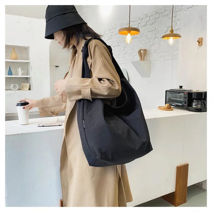 Large Capacity Nylon Hobo Shoulder Bag – Waterproof Crossbody