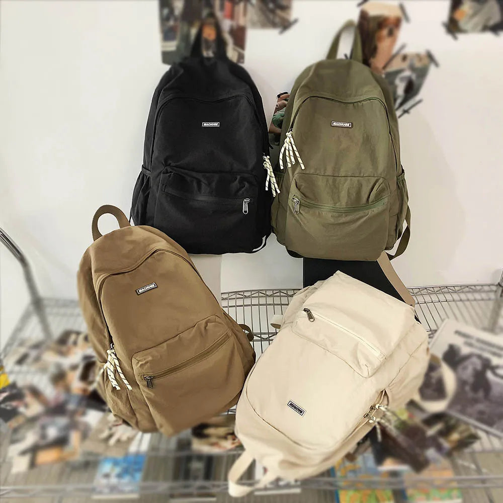 Large Capacity Foldable Backpack for Women – Korean Laptop Bag