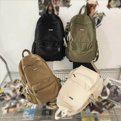 Large Capacity Foldable Backpack for Women – Korean Laptop Bag