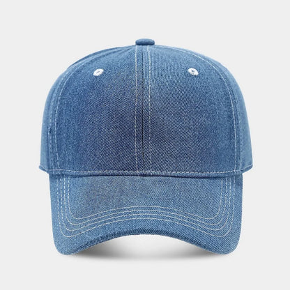 Denim Baseball Cap – Unisex Snapback Sun Visor Hat