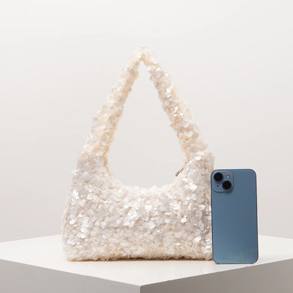 Sequin Shoulder Bag for Women – Glam Party Hobo Bag