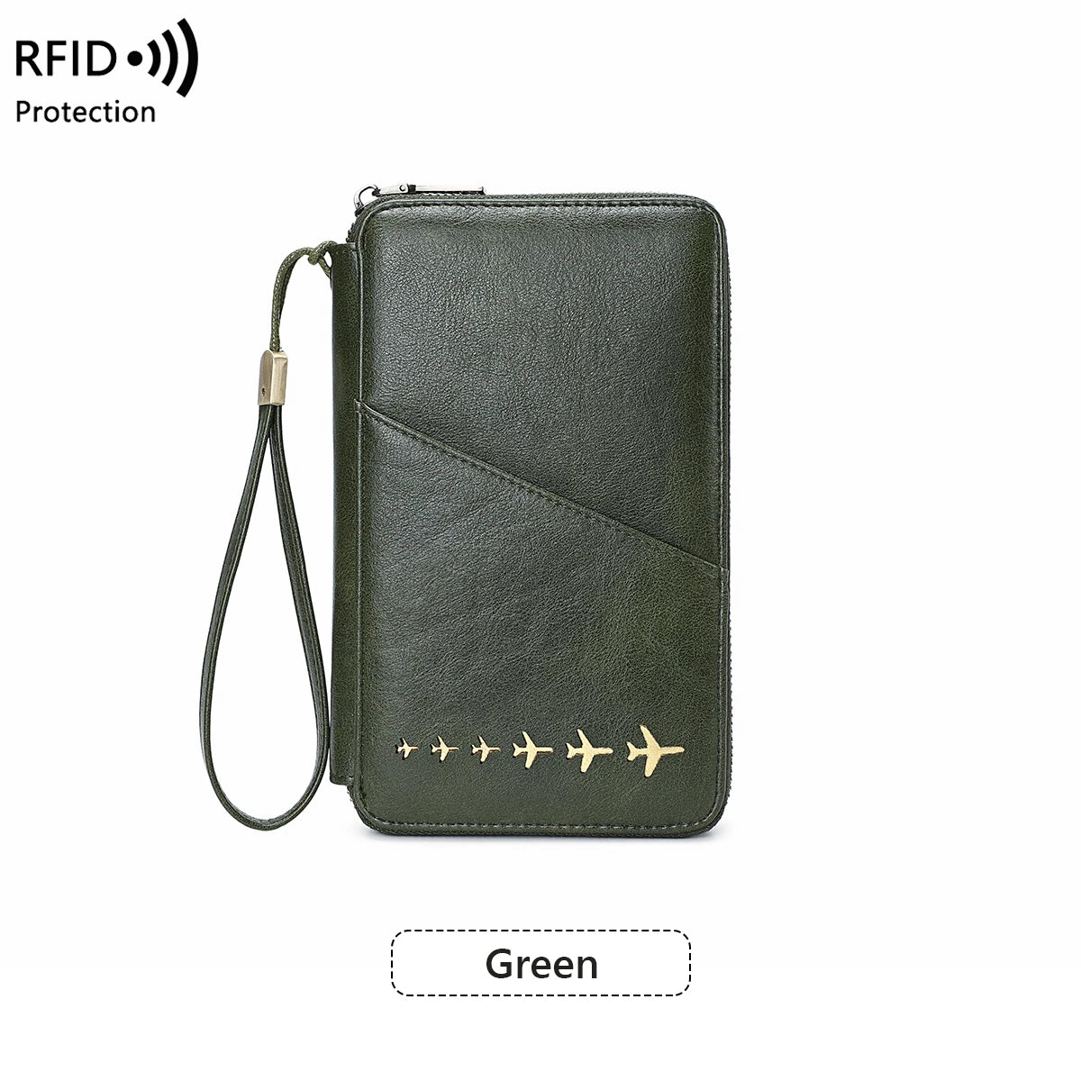 RFID Blocking Family Passport Holder Travel Wallet