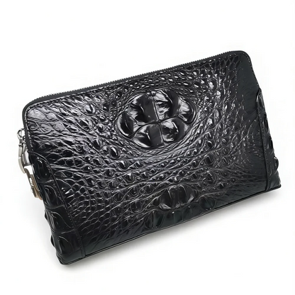 Genuine Crocodile Leather Men's Business Clutch Bag